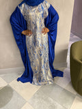 Royal Blue Printed Boubou