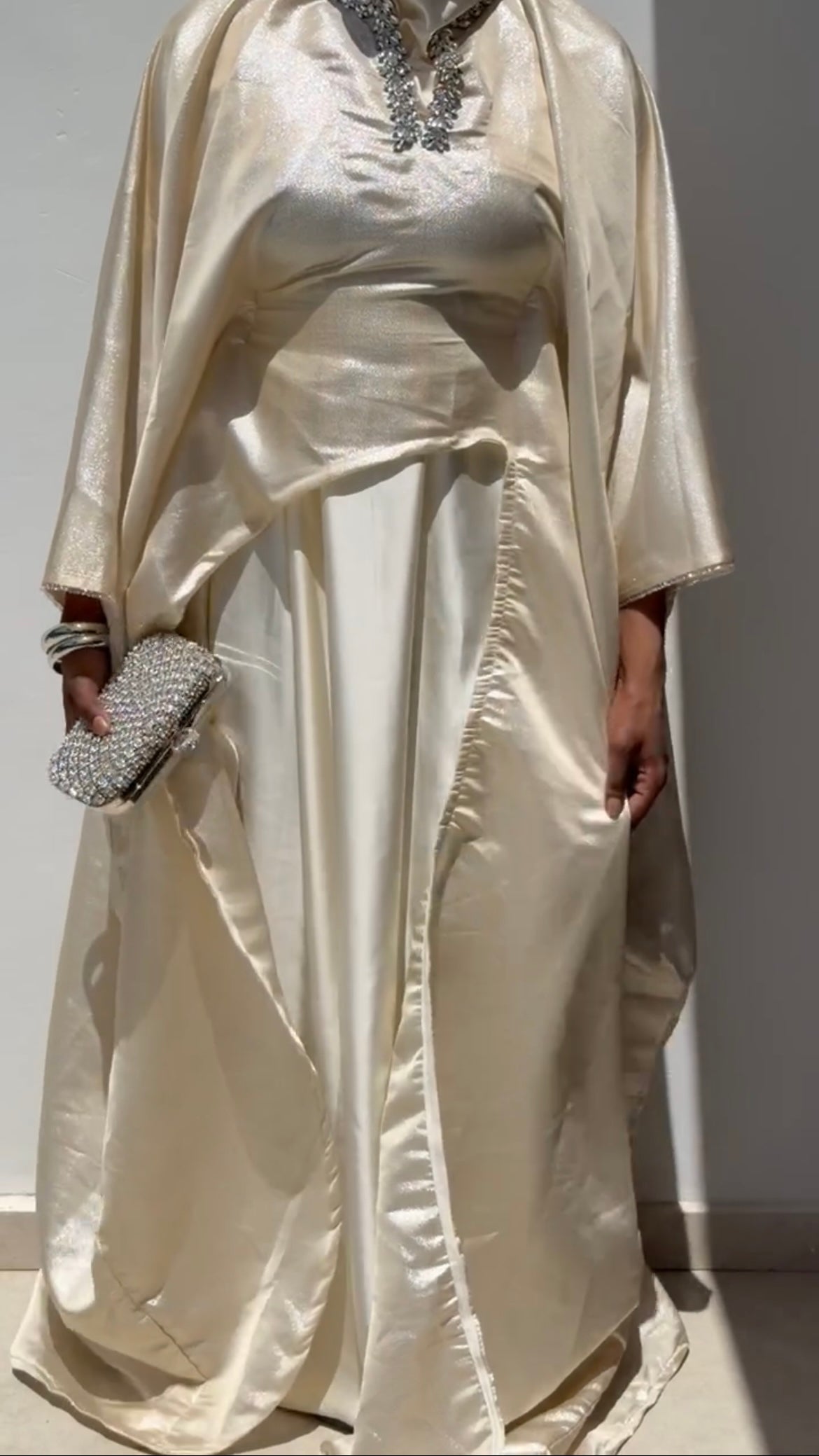 Beige 3-piece Boubou Set