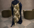 Navy Blue Printed Boubou